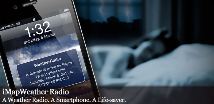 iMapWeather Radio - A Weather Radio. A Smartphone. A Life-saver. Weather Channel